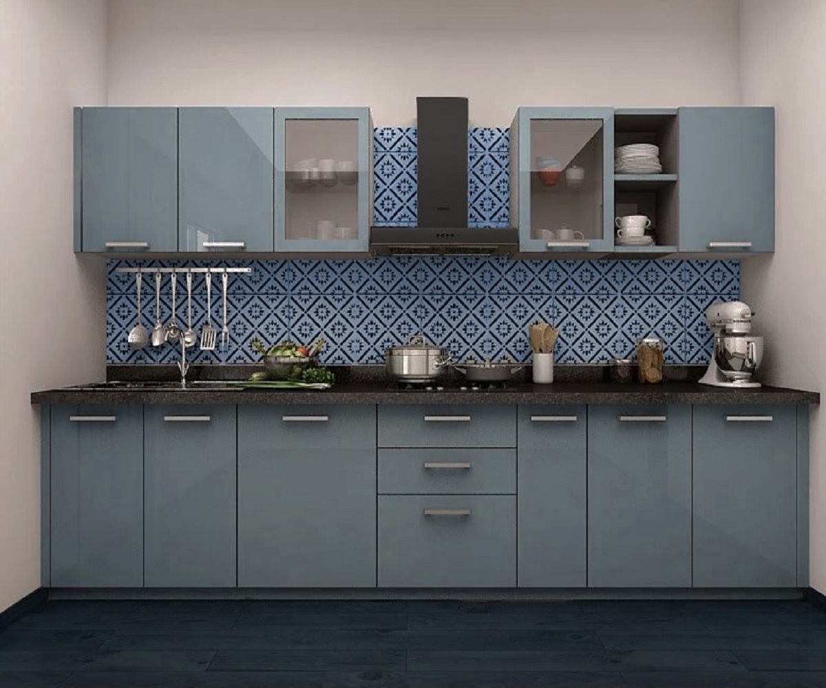 Modular Kitchen Design Indian Kitchens Single Platform 