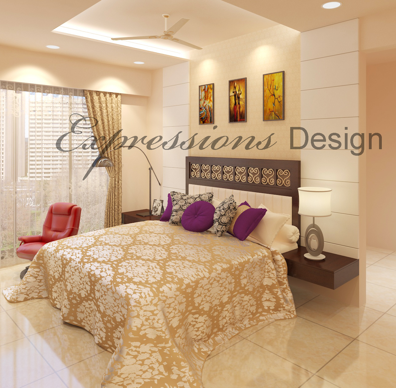 Residential Interior Design - Bedroom P3Pic4